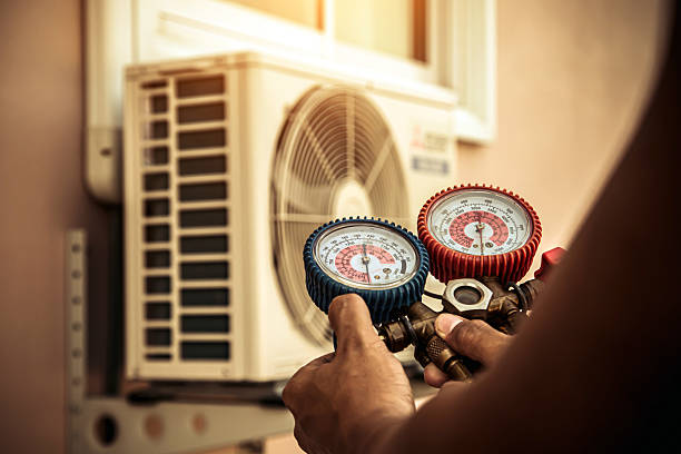 Professional Hvac Installation technician working in Burke, VA